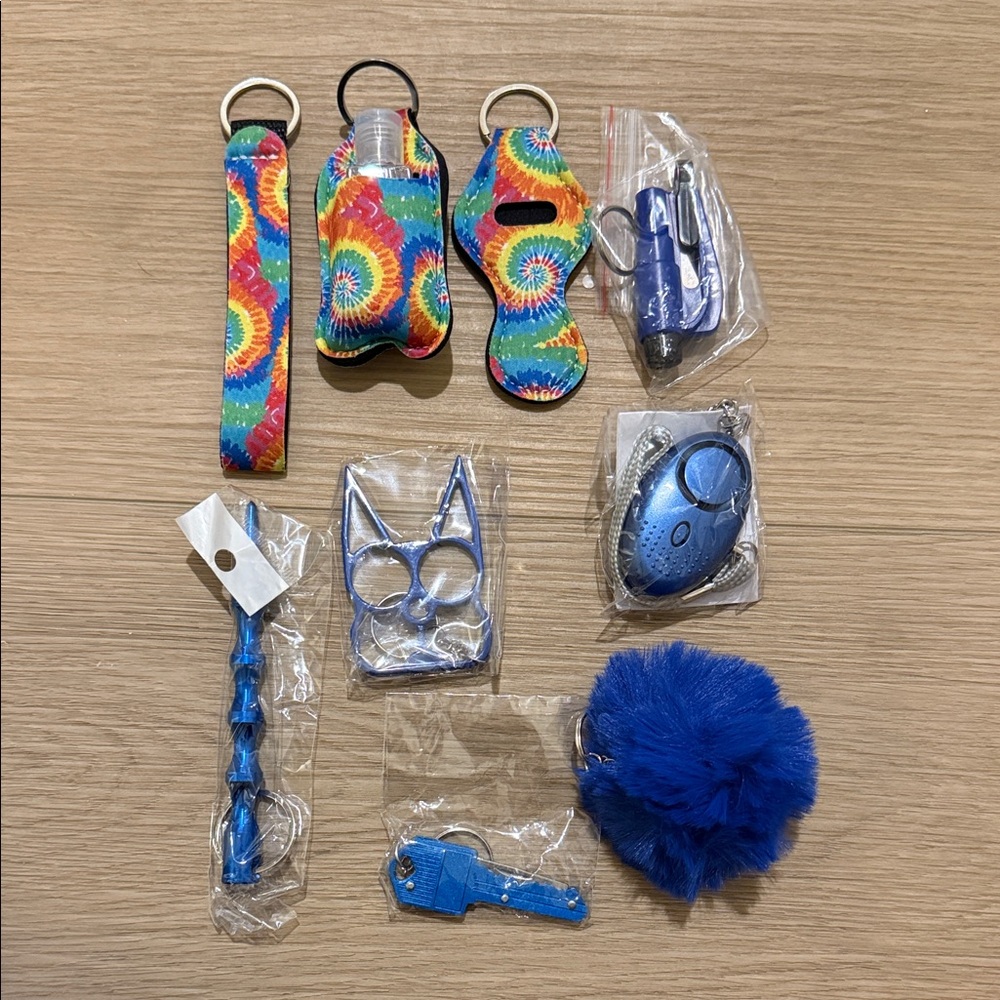 Colorful Keychain and Accessories Set